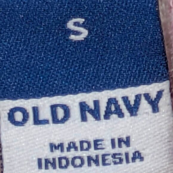 Old Navy Midi Dress Womens Sm Pink Linen Smocked Milkmaid Coquette Cottagecore - Picture 8 of 9